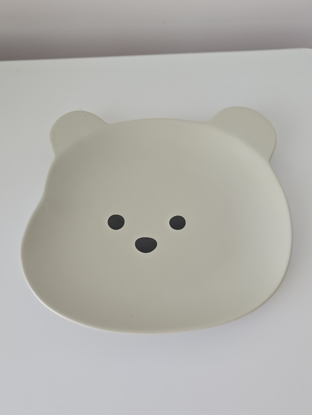 3/$8 *NEW* Ceramic Bear-Shaped Plate - Cute Snack or Decor Plate